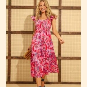 The Tuckernuck Bougainvillea Breeze dress, S